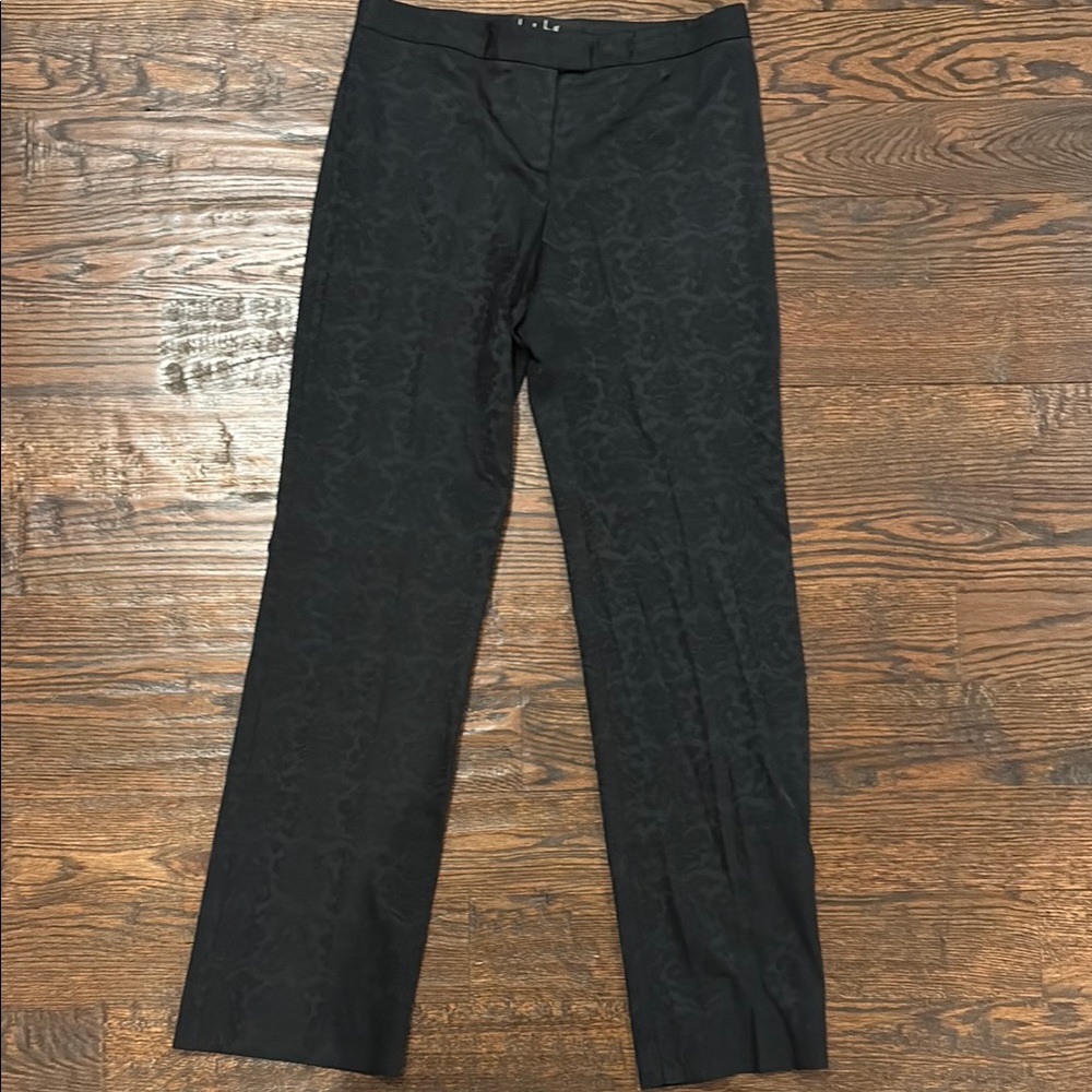 Chic Black Patterned Pants - image 1